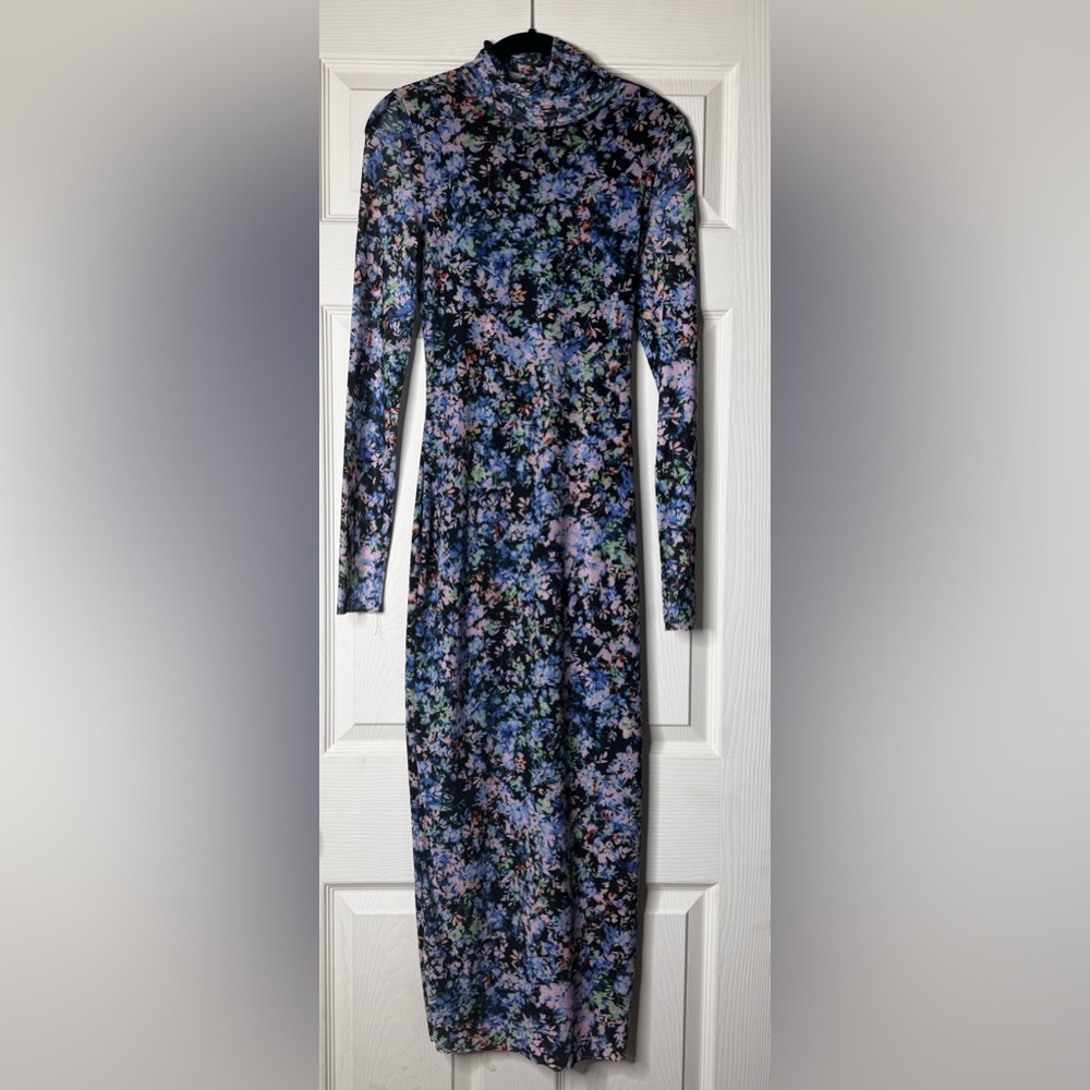 AFRM Multicolor Floral Long Sleeve Dress